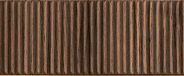 Туалетный стол для ванной комнаты Oasis Academy Ribbed Walnut
