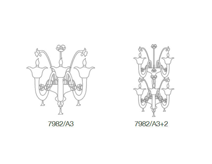 Люстра Arte Di Murano 7982