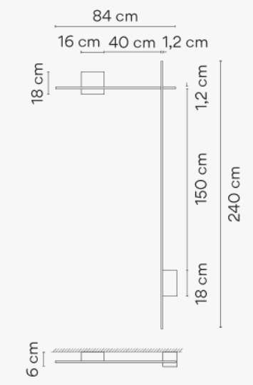 Бра Vibia Structural