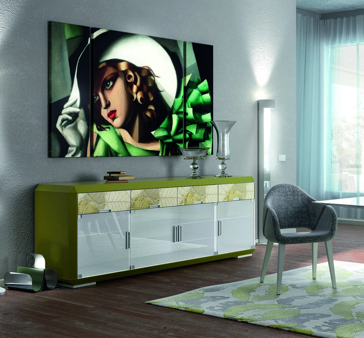 Комод в гостиную Domus Mobilificio Nuove Geometrie