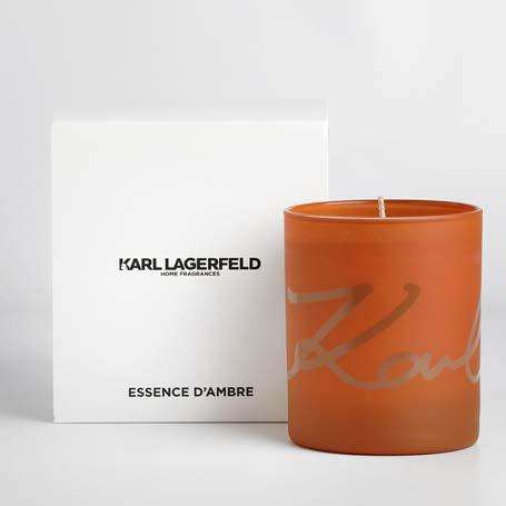 Cвеча ароматическая для дома Karl Lagerfeld Essence D’Ambre