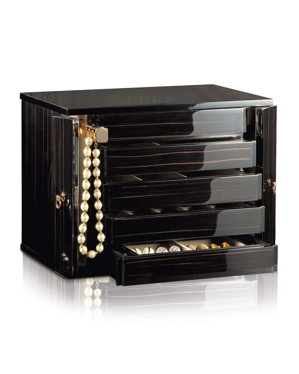 Шкатулка для драгоценностей Agresti Oro Nero 9025