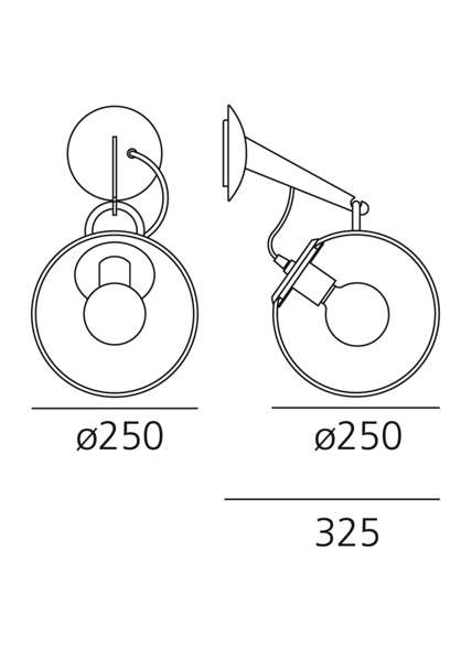 Бра Artemide Miconos