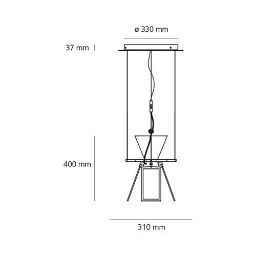 Светильник подвесной Artemide Harry H.