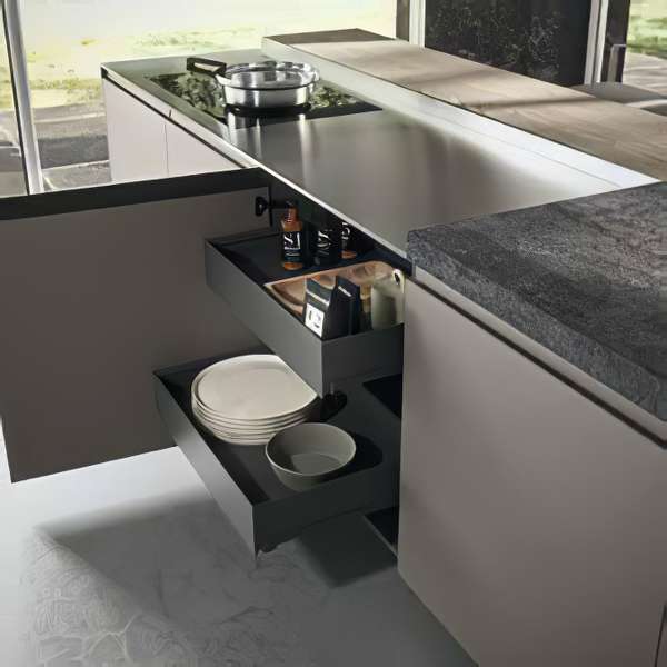 Кухня Arrital Cucine Olmo Grigio Sabbiato