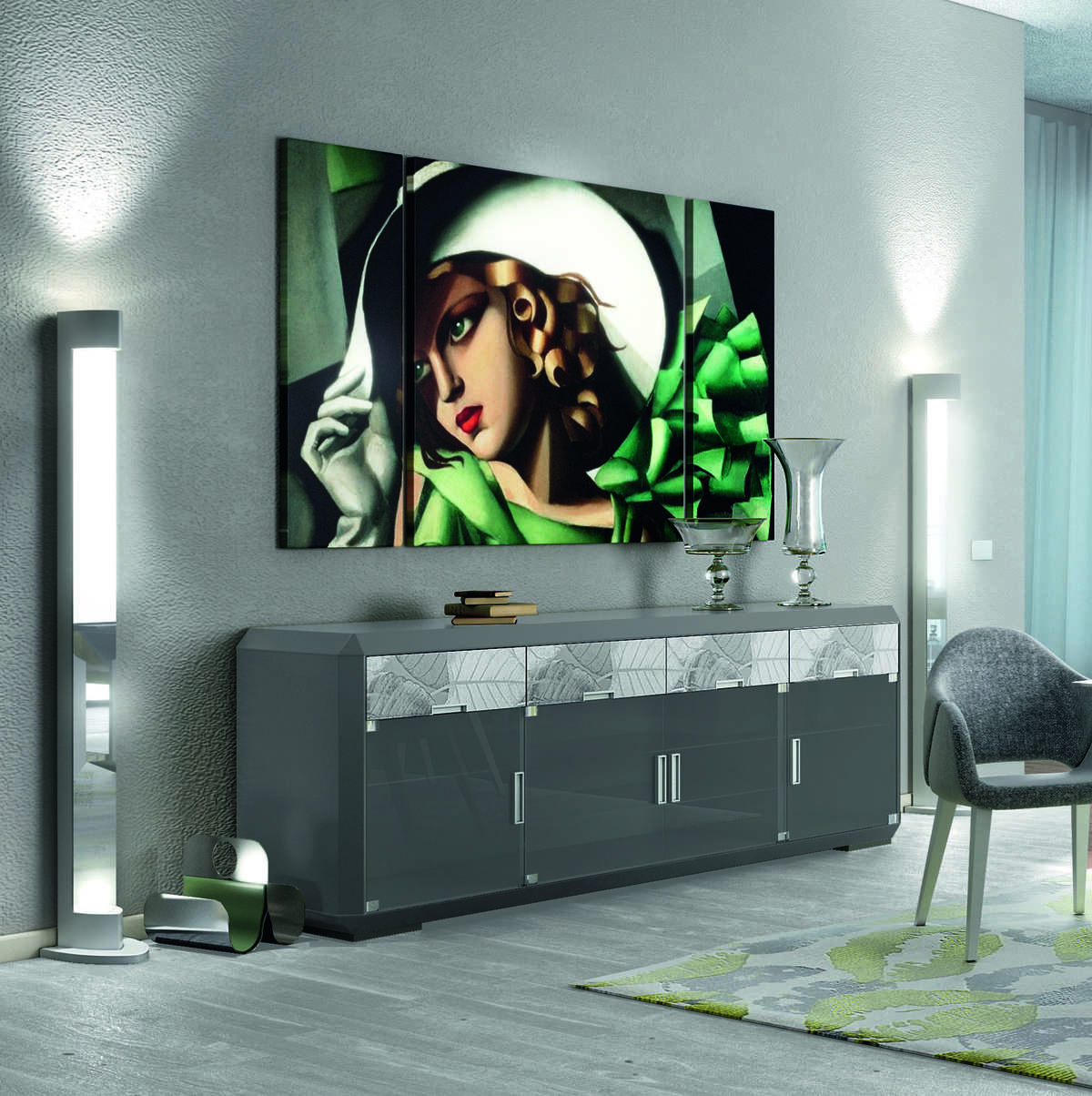 Комод в гостиную Domus Mobilificio Nuove Geometrie