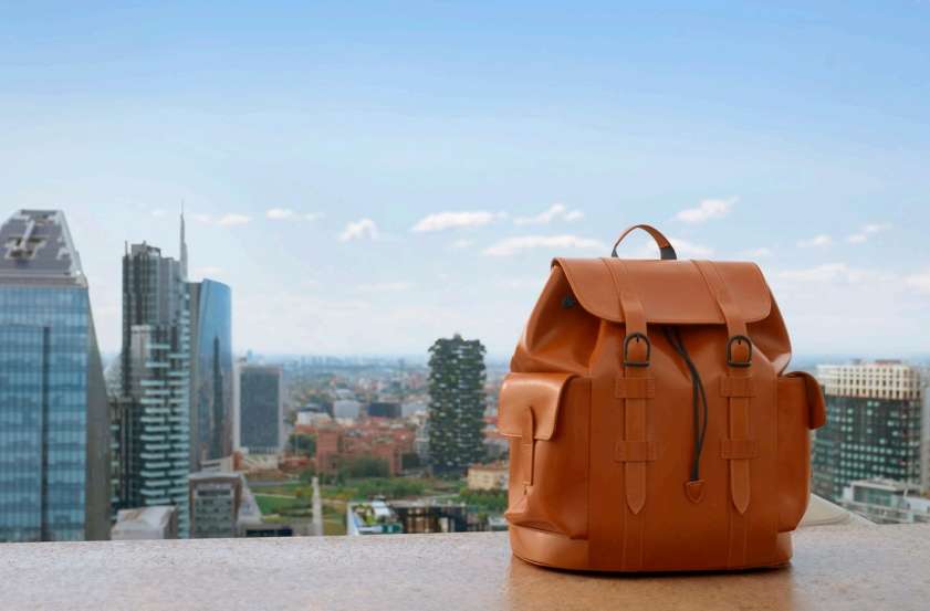 Рюкзак Mascheroni Biggie Leather Backpack