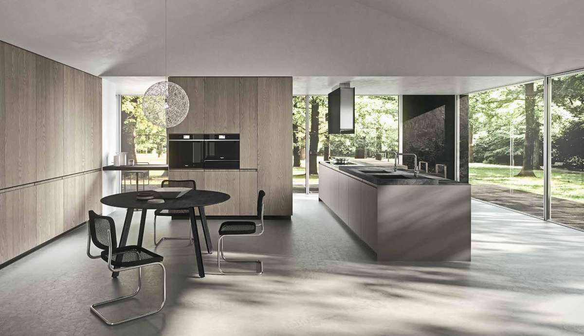 Кухня Arrital Cucine Olmo Grigio Sabbiato