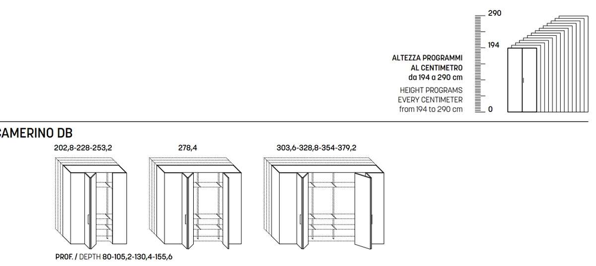 Гардеробная Caccaro Camerino