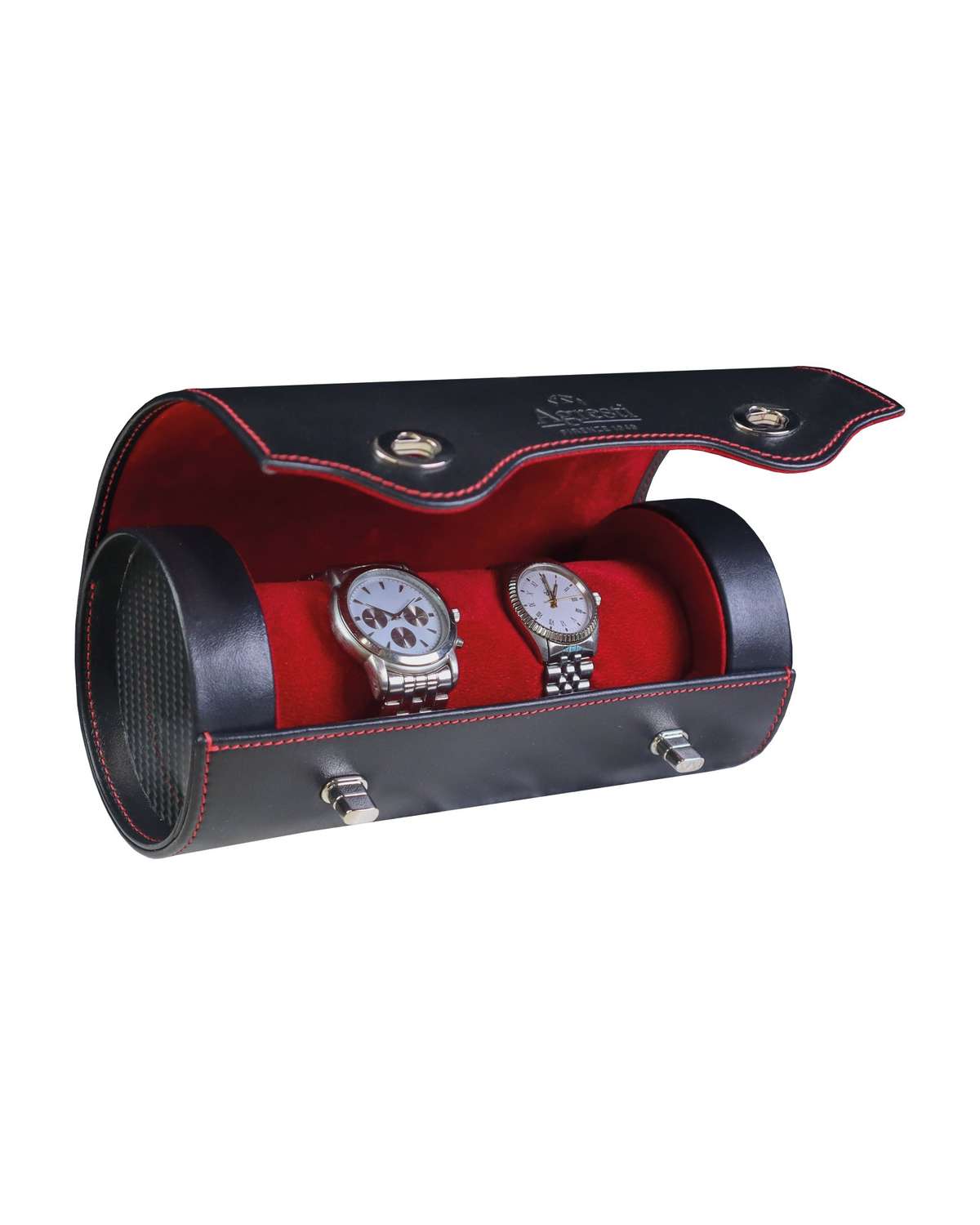Футляр для хранения часов Agresti Rollo Carbonio Nero 3627