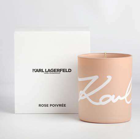 Cвеча ароматическая для дома Karl Lagerfeld ROSE POIVRÉE