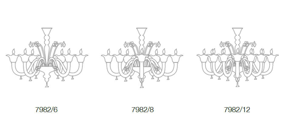 Люстра Arte Di Murano 7982