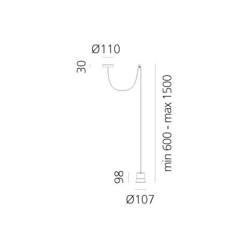 Светильник подвесной Artemide Giò Light