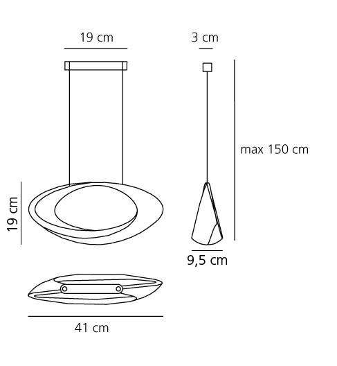 Светильник подвесной Artemide Cabildo