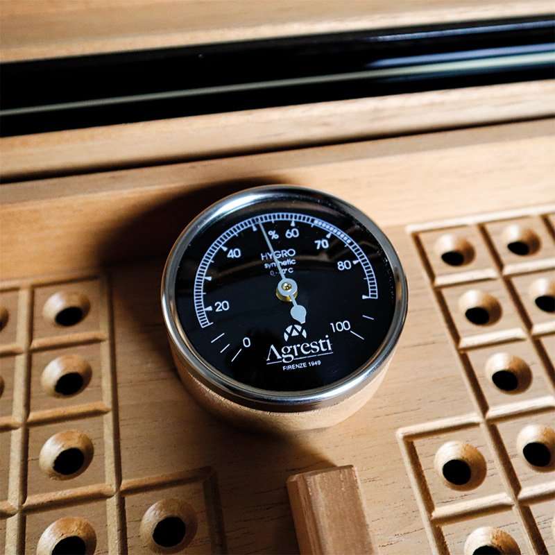 Коробка для хранения сигар Agresti Avana Carbon 0595