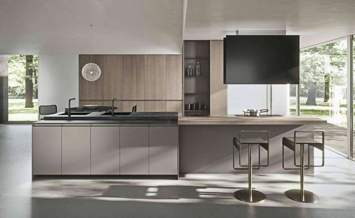 Кухня Arrital Cucine Olmo Grigio Sabbiato