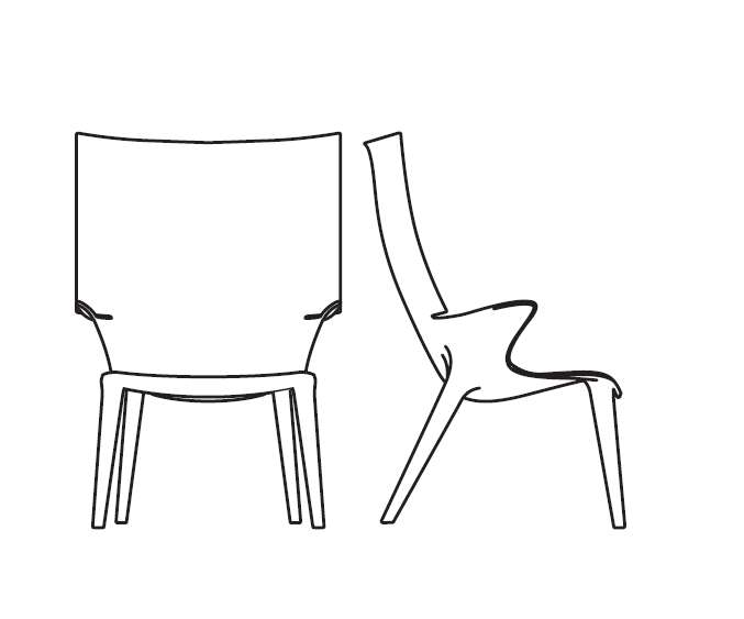 Кресло Kartell Unkle Jim