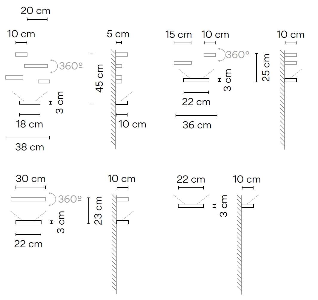 Бра Vibia Set