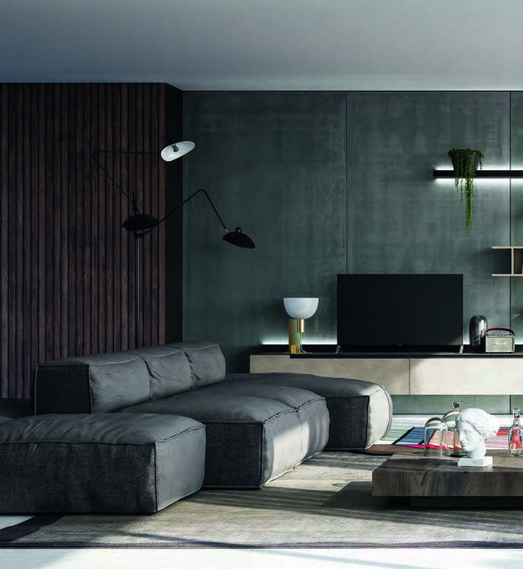 Композиция для гостиной Dallagnese Slim Up 03