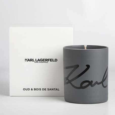 Cвеча ароматическая для дома Karl Lagerfeld Oud & Bois De Sandal