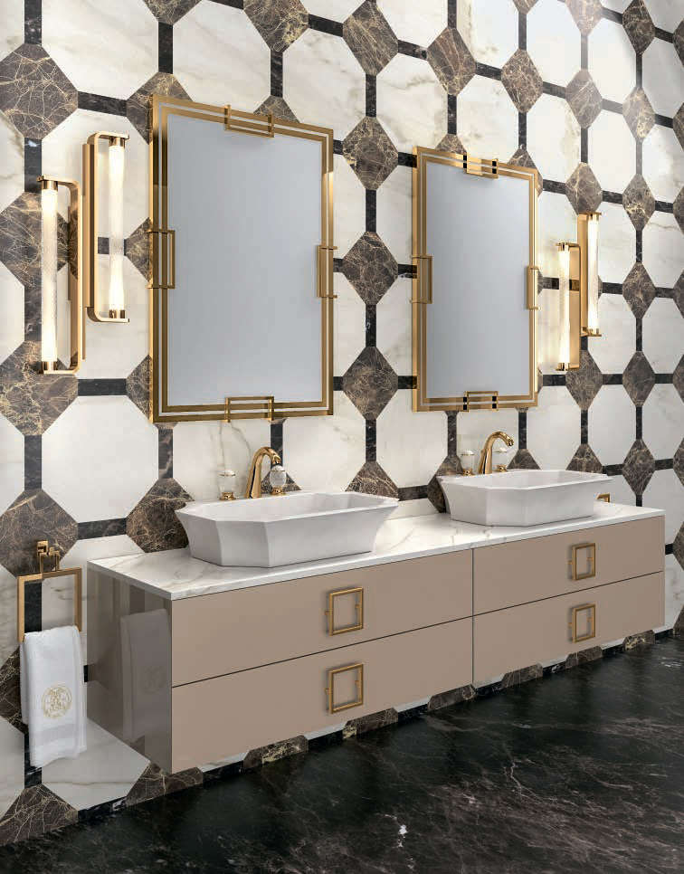 Композиция для ванной комнаты Oasis Daphne D29