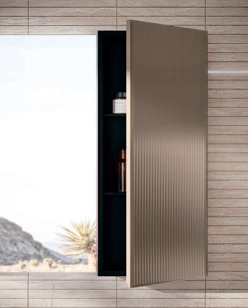 Композиция для ванной комнаты Oasis Eden Ribbed Glass Ed28