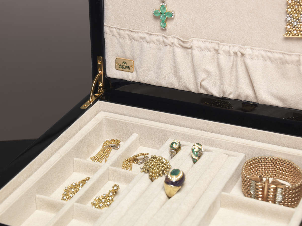 Шкатулка для драгоценностей Agresti Box Teca malachite