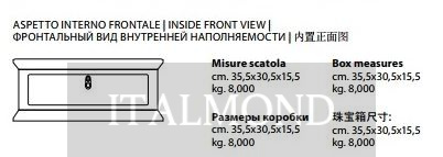 Шкатулка для драгоценностей Agresti Box Teca malachite