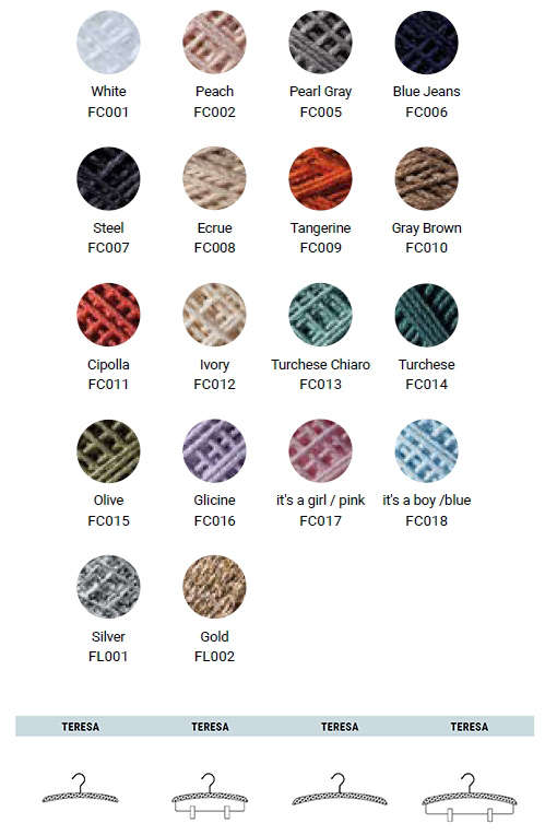 Вешалка Toscanini Crochet Collection Teresa для платьев, блузок, нижнего белья, для детской одежды