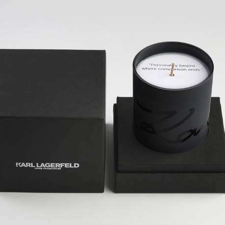Cвеча ароматическая для дома Karl Lagerfeld Iris Noir