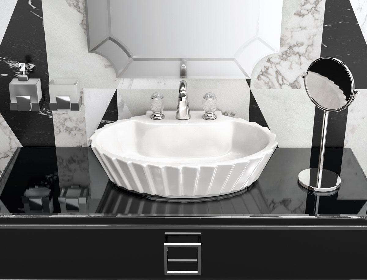 Тумба подвесная под раковину в ванную комнату Oasis Daphne D33