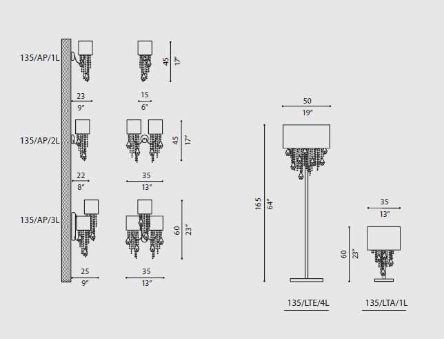 Люстра Aiardini Alice