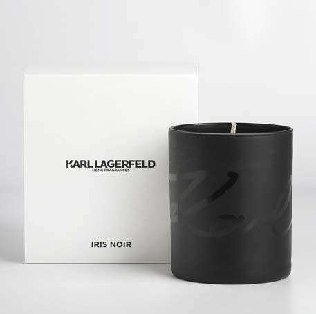Cвеча ароматическая для дома Karl Lagerfeld Iris Noir