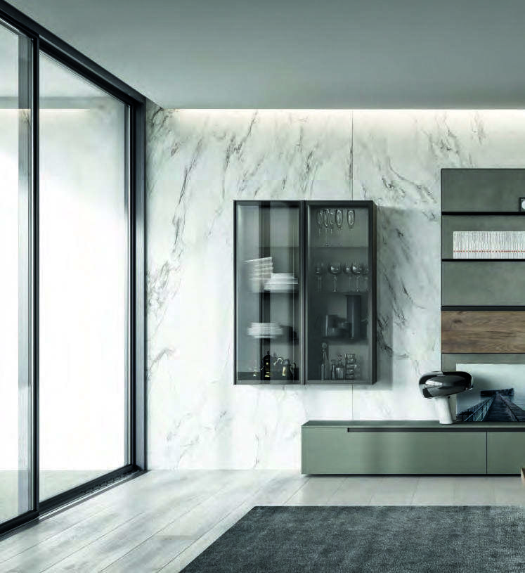 Композиция для гостиной Dallagnese Slim Up 08