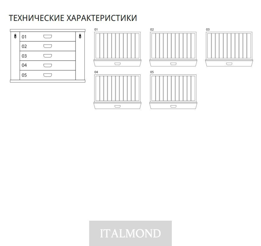 Шкатулка для хранения Agresti Grande Stile Ebano 4855