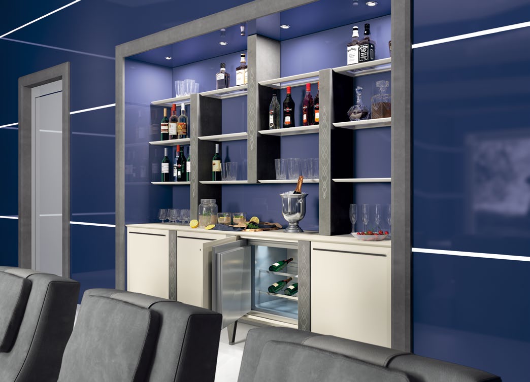 Домашний кинотеатр Vismara Design Desire Home Theater Room Straight Row