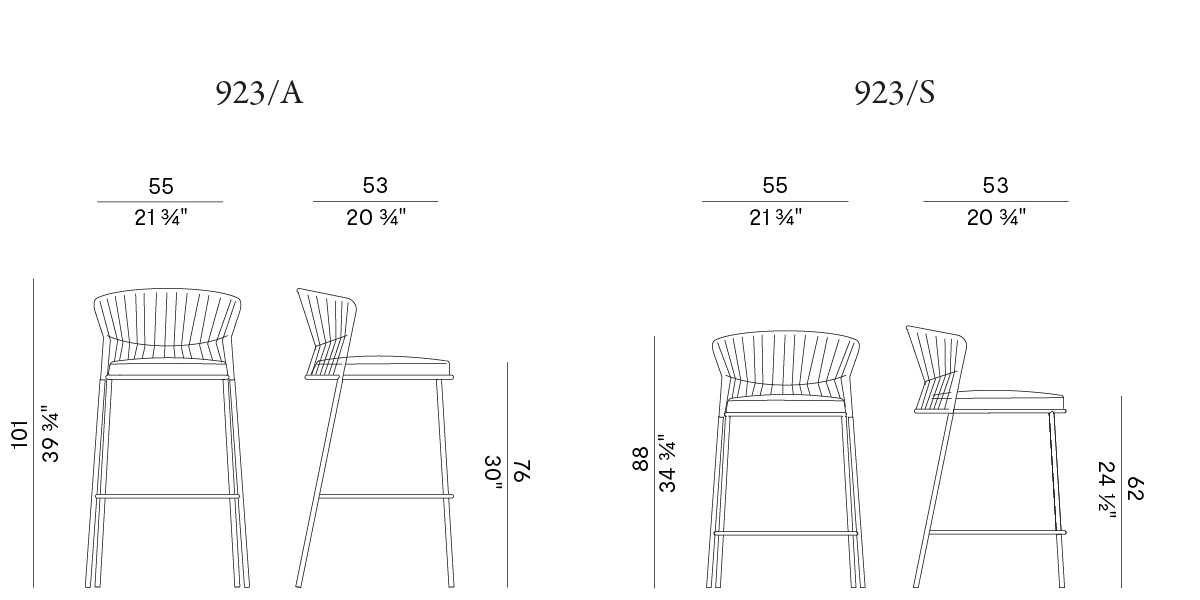 Стул уличный Potocco Ola 923A - 923S - outdoor