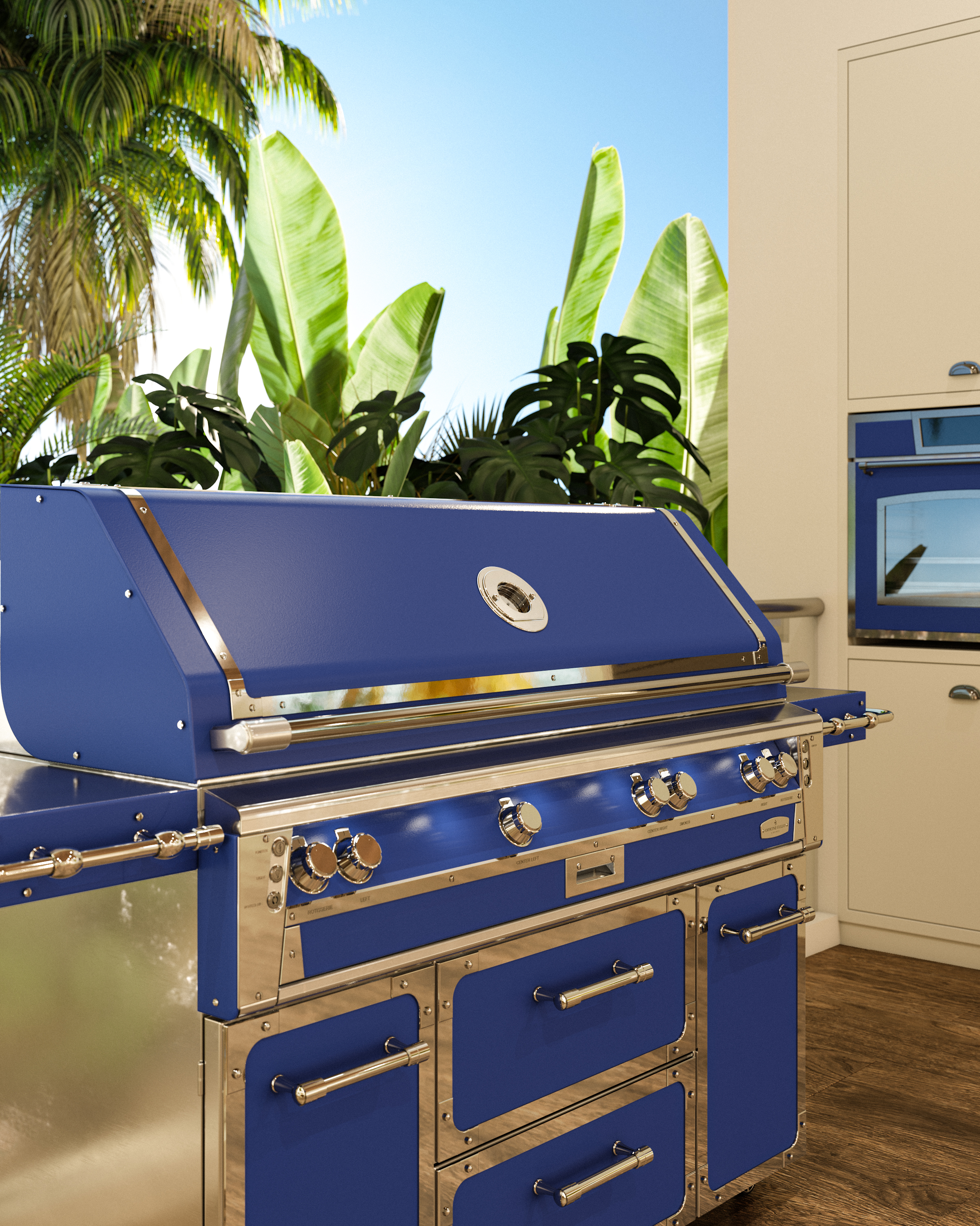 Отдельностоящий гриль Officine Gullo OG Professional Grill 100 Freestaanding / OG Barbecue 100 freestanding