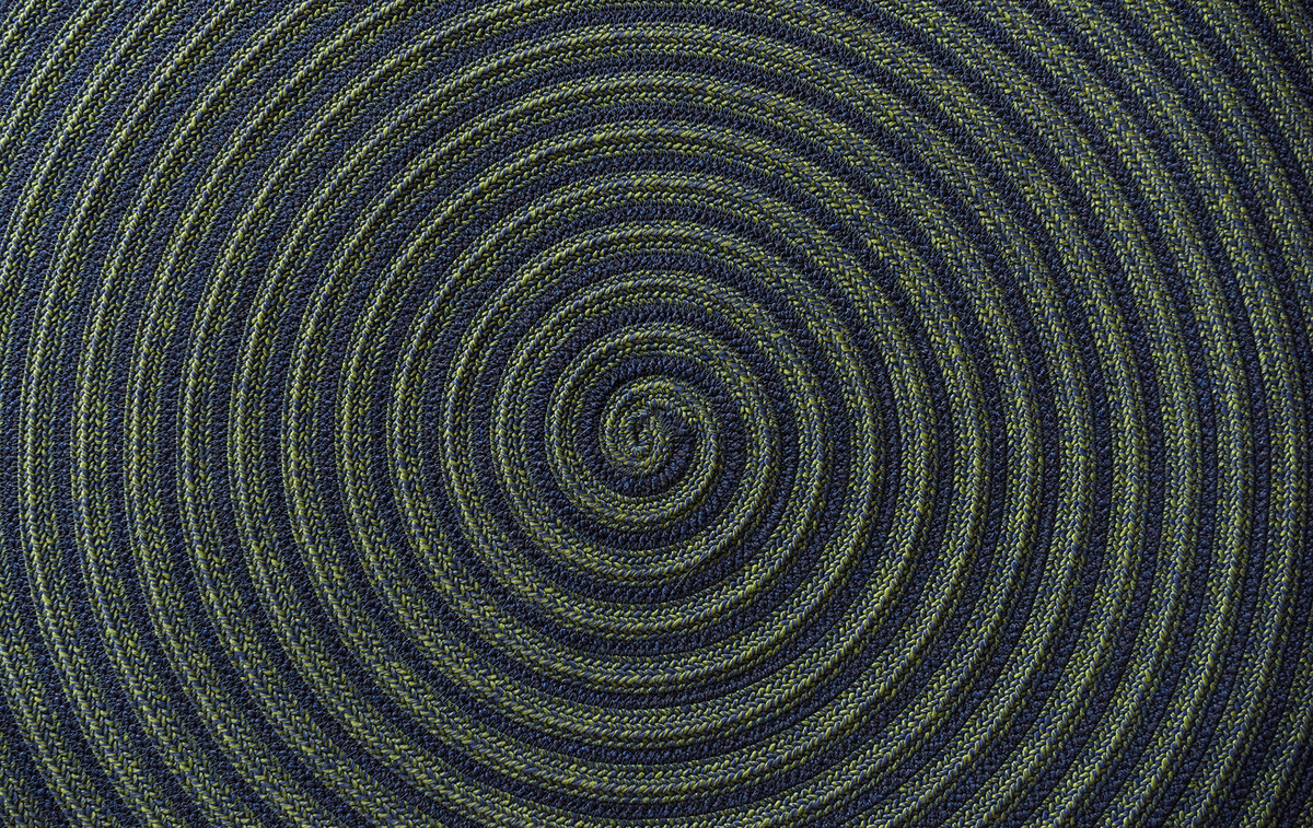 Ковер для улицы Potocco Clue 971/C Green circular - outdoor