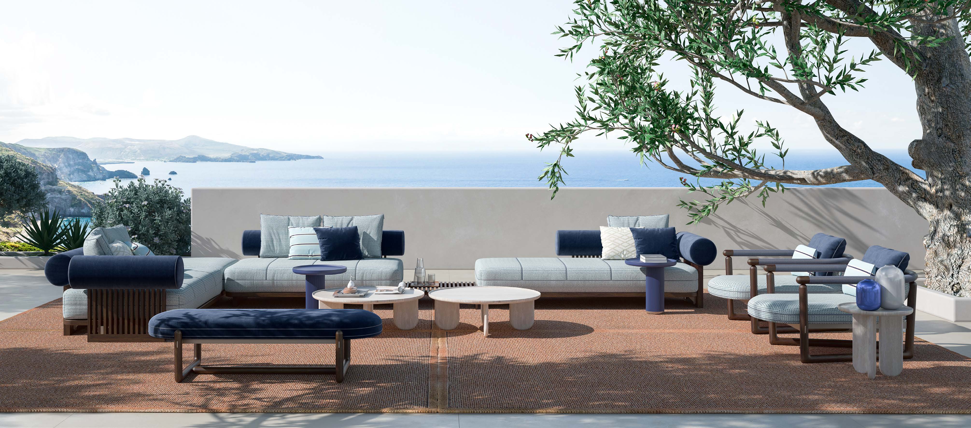 Диван уличный Cprn Homewood Cipriani Nikos Modular