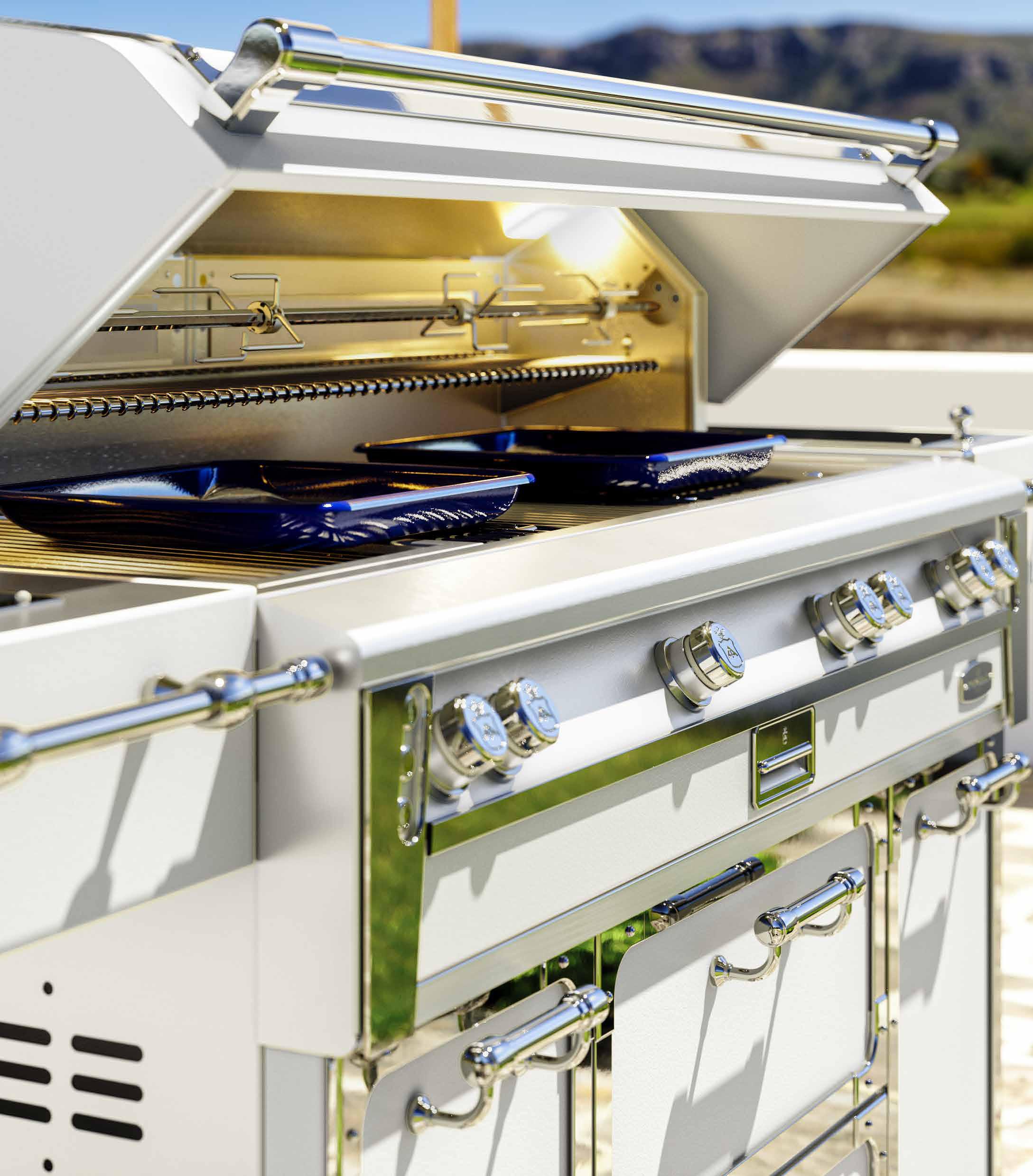 Гриль профессиональный Officine Gullo Bbq42 Og Газ / Lpg