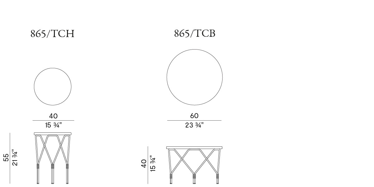 Стол журнальный уличный Potocco Weld 865TCH - 865TCB - outdoor
