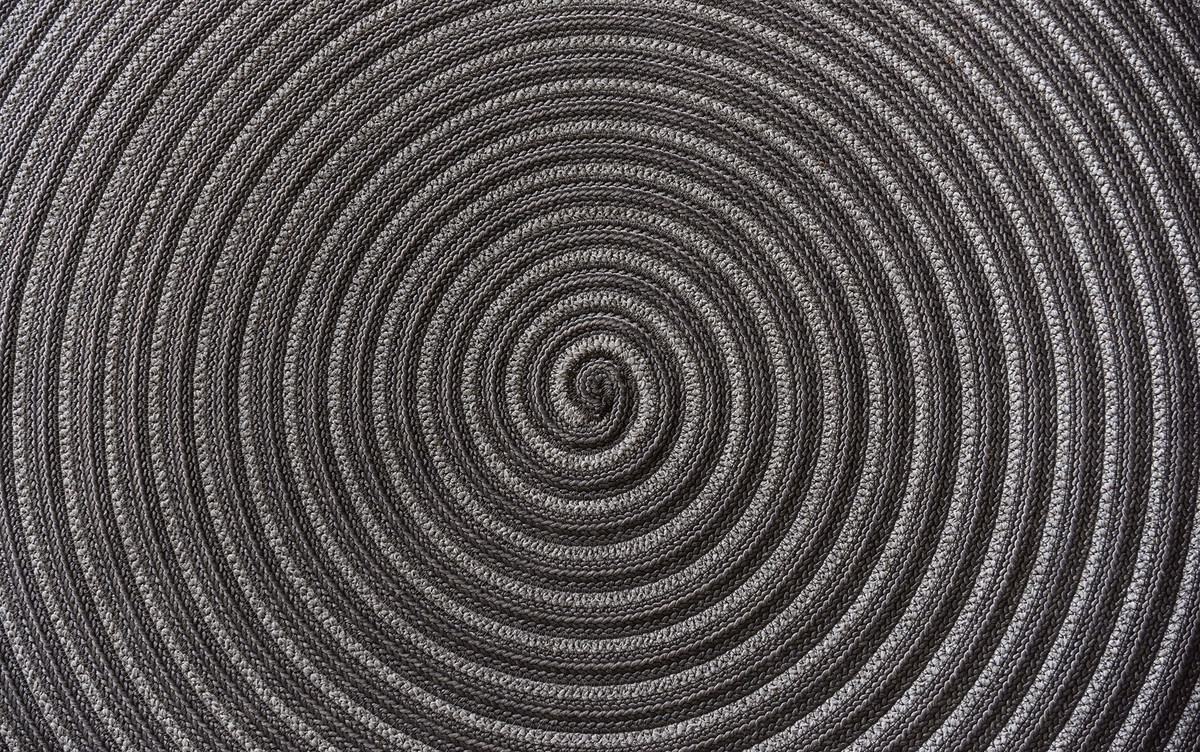 Ковер для улицы Potocco Clue 971/C Grey circular - outdoor