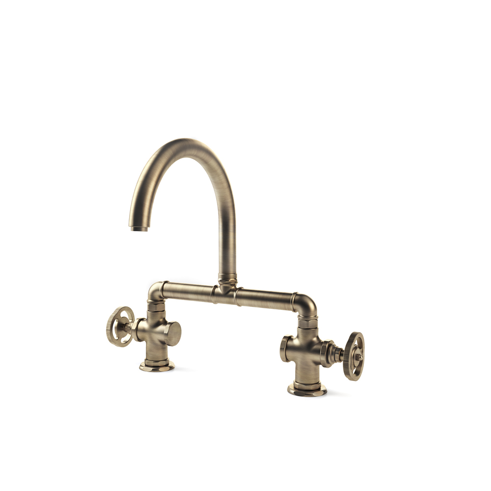 Смеситель для кухни Officine Gullo Deck tap with arch spout / Rubinetto a ponte con getto ad arco