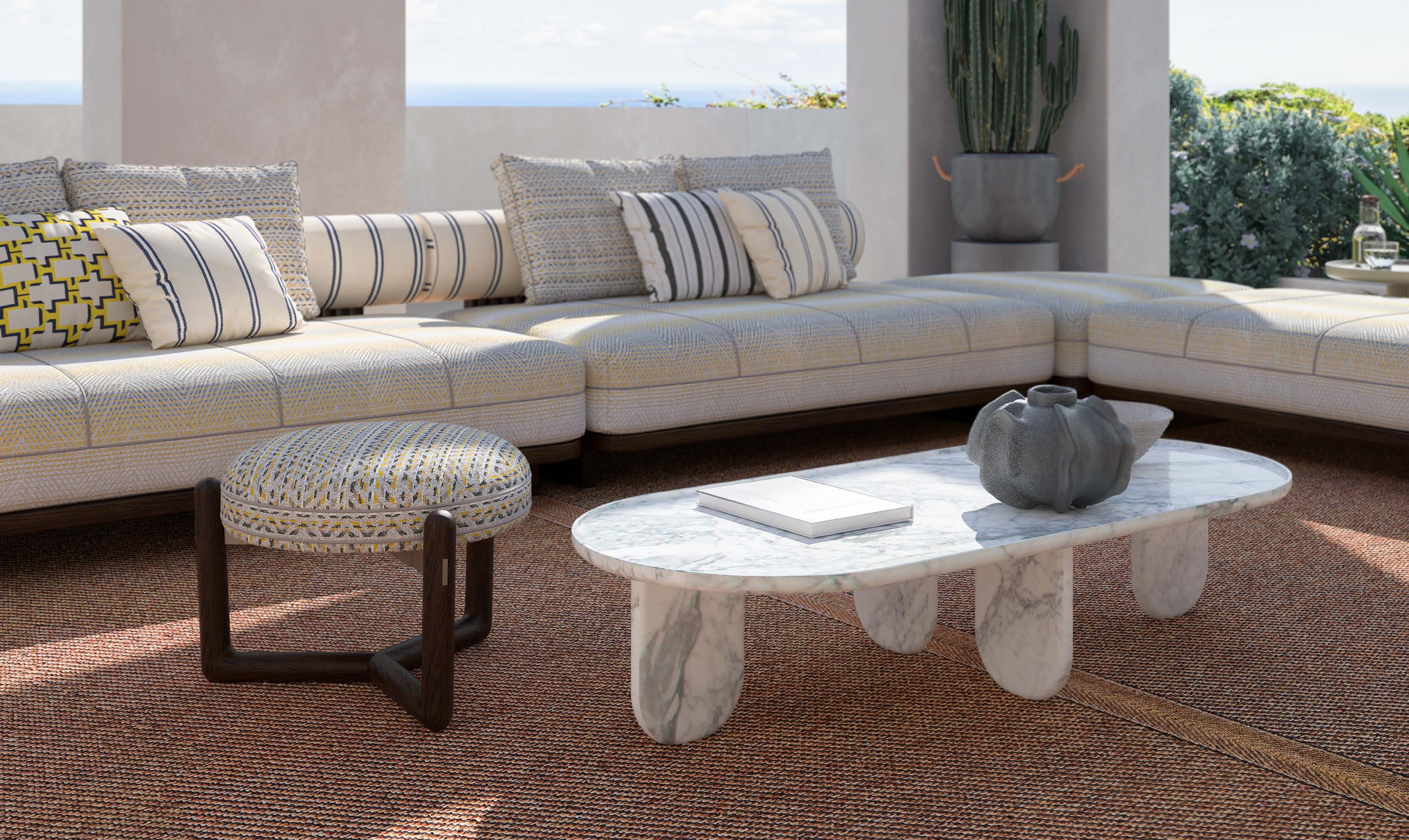Диван уличный Cprn Homewood Cipriani Nikos Modular