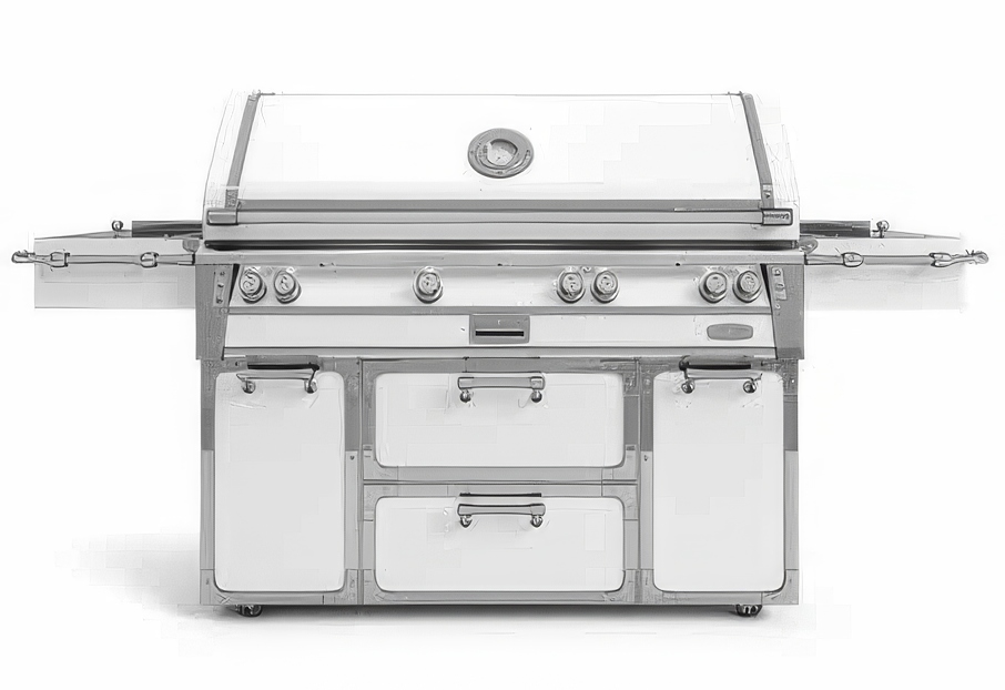 Гриль профессиональный Officine Gullo Bbq42 Og Газ / Lpg