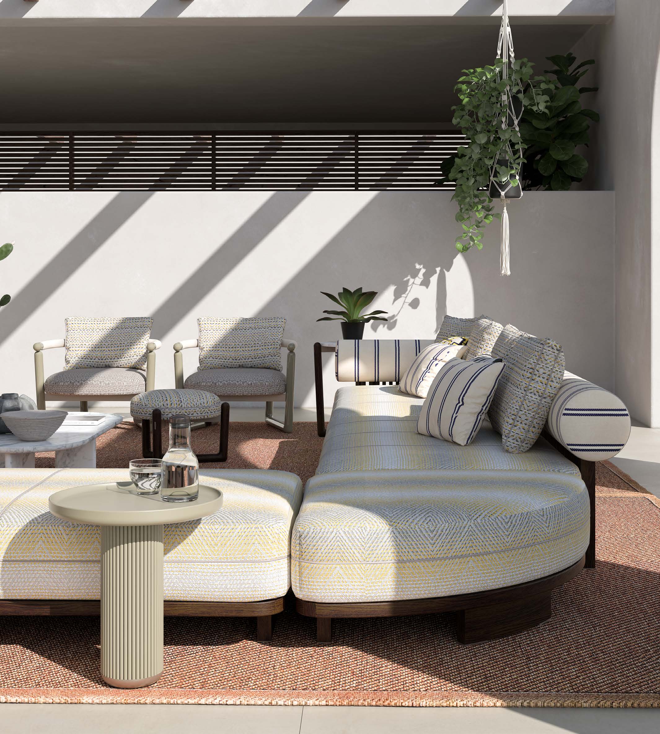 Диван уличный Cprn Homewood Cipriani Nikos Modular