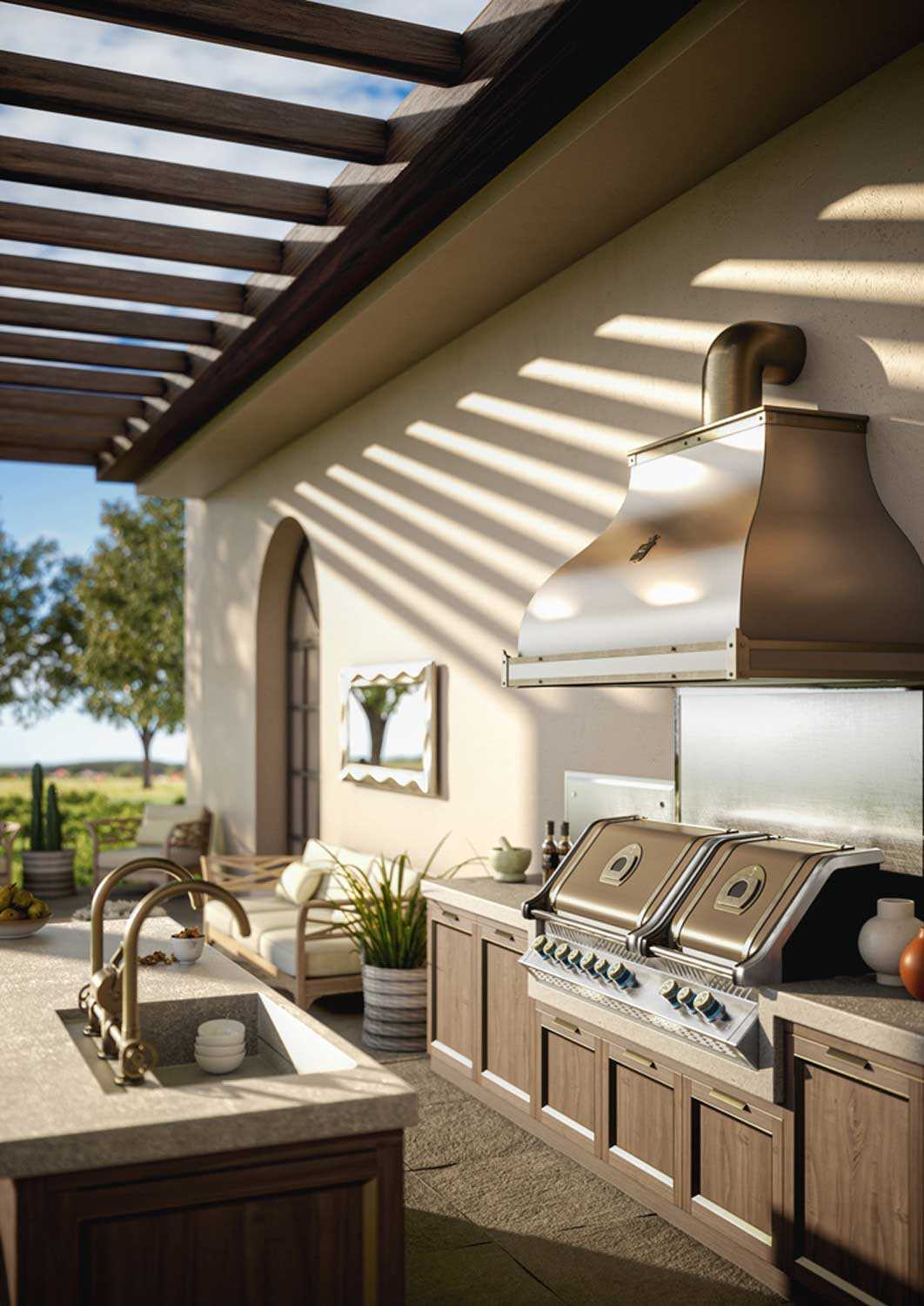 Встраиваемый гриль Officine Gullo OG Professional Grill 140 Built-In / OG Barbecue 140 da incasso