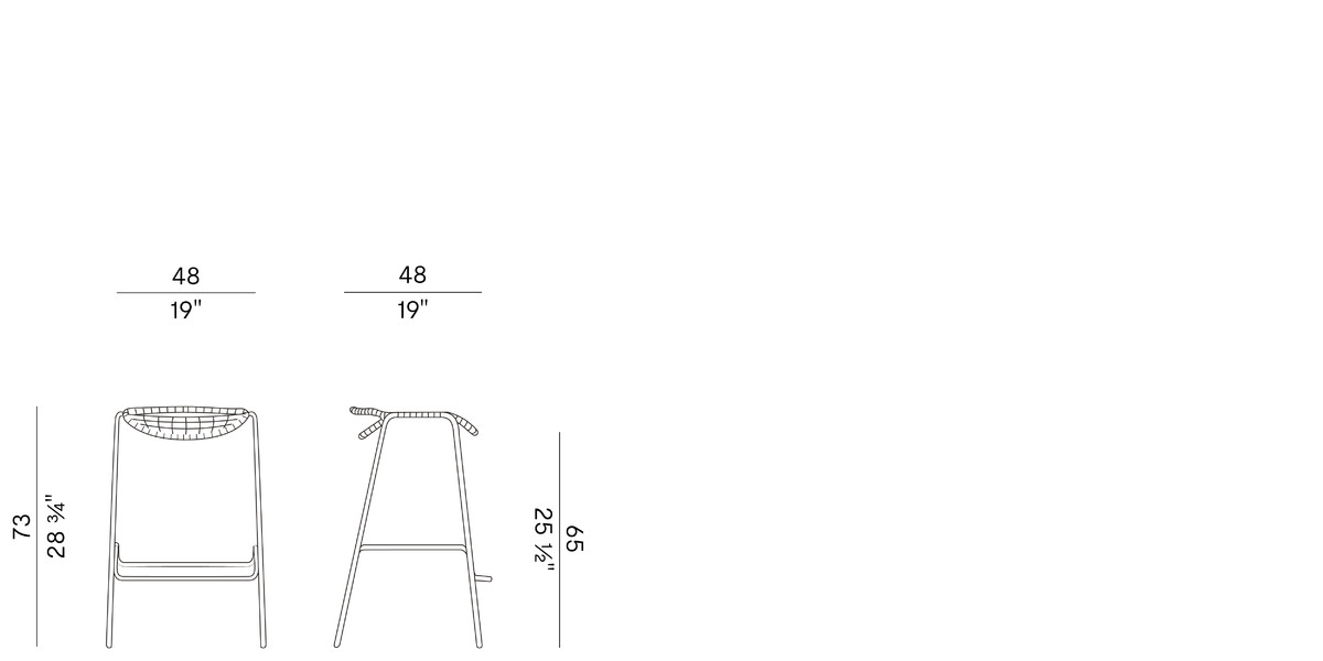 Стул уличный Potocco Egao 037A - outdoor